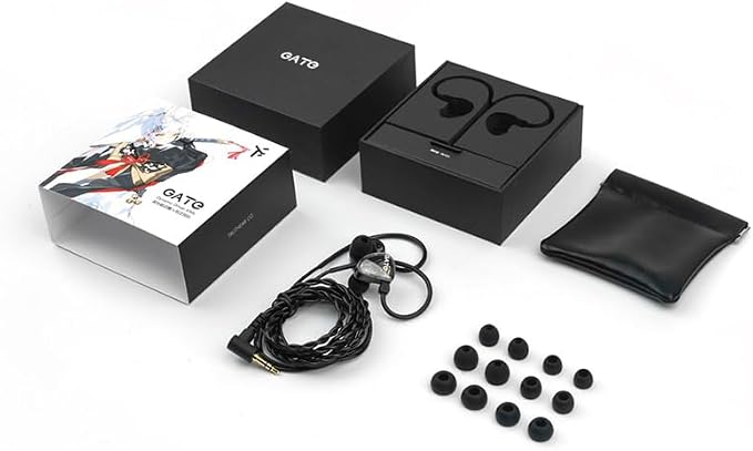 Fanmusic TRUTHEAR GATE – Audífonos In-Ear con Cable 0.78 2-Pin – Negro, Sin Micrófono