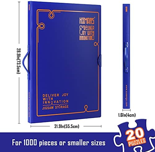 HXMARS Carpeta de almacenamiento de rompecabezas para 500-1000 piezas