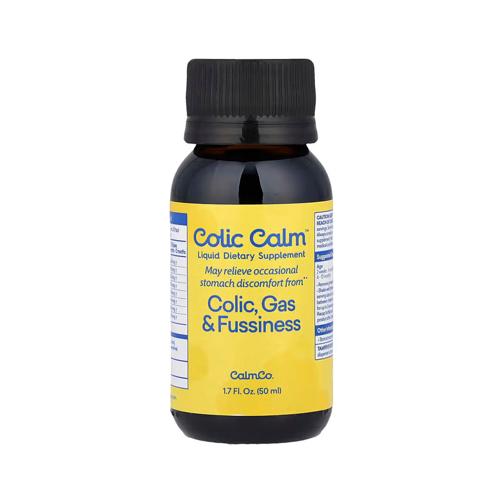 Colic Calm Colic, Gas & Fussiness 50 ml | Suplemento Líquido para Cólicos y Gases del Lactante
