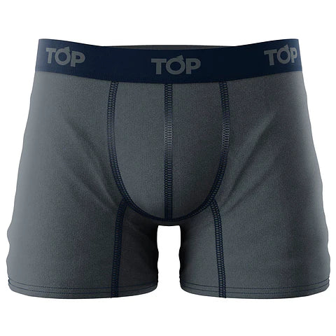 TOP Boxer Medio Algodón Color Pack 5. Gama Azul Oscuro