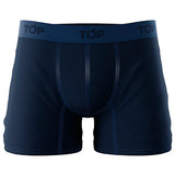 TOP Boxer Medio Algodón Color Pack 5. Gama Azul Oscuro