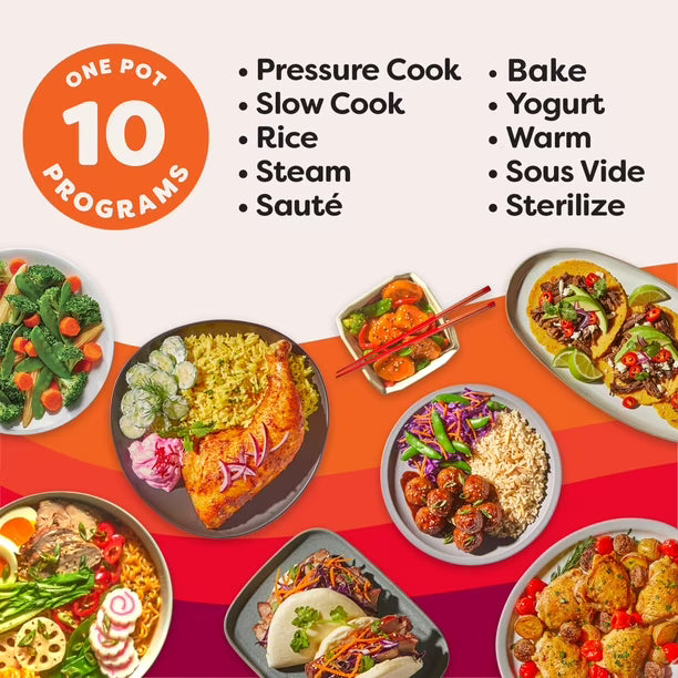 Instant Pot Pro 8 Qt | Olla Multicooker 10 en 1 | 7,6 Litros | 120V | Nueva