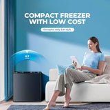 Congelador Electactic 32 L, 1.1 pies cúbicos con 7 termostato ajustables 115V
