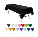 Paquete de 3 manteles de plástico de alta calidad desechables de 2.74 x 1.34 mts