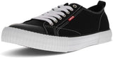 Levi's Tenis casuales Anikin C CVS N para hombre, Negro