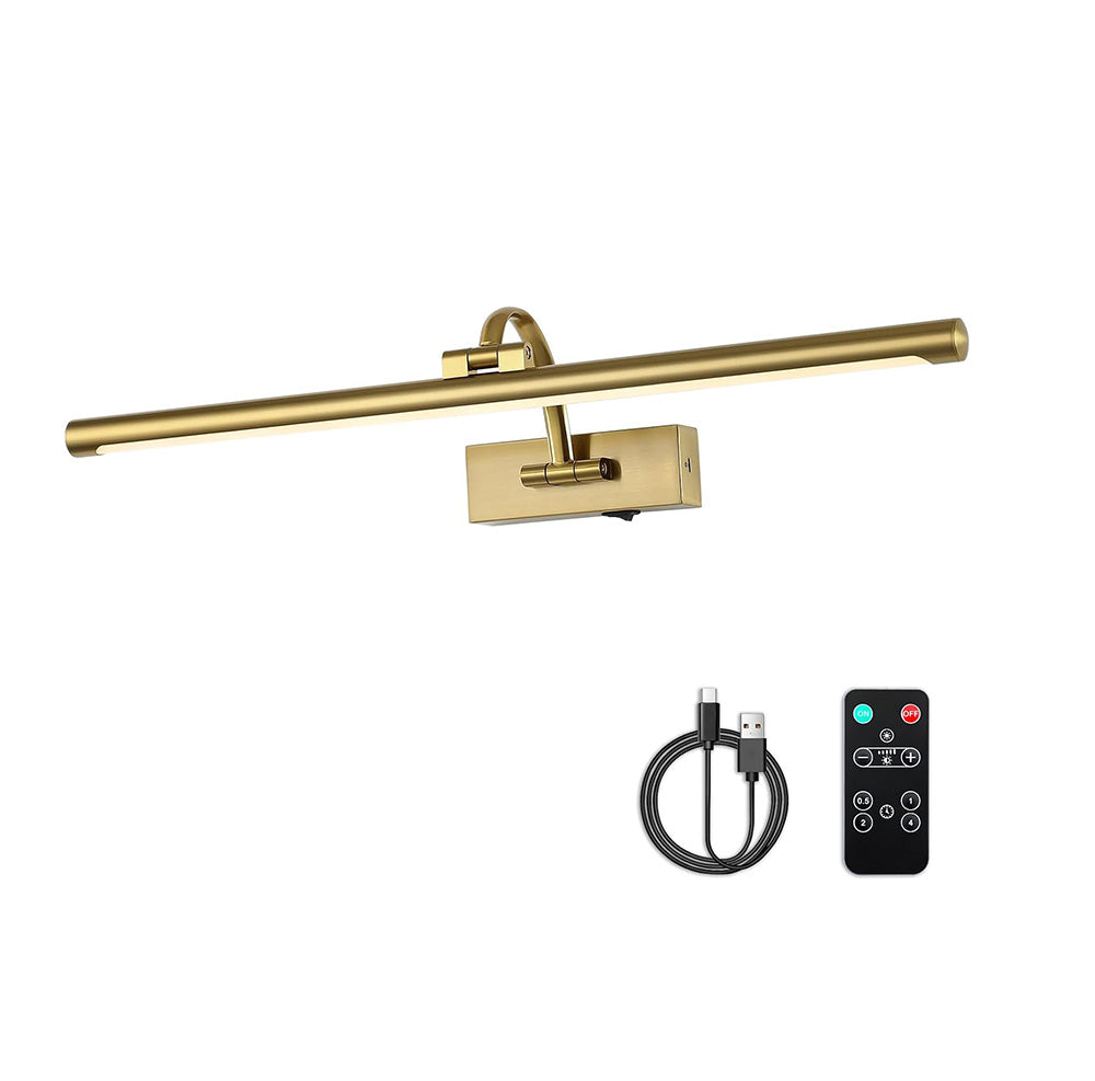 DESOOP Lámpara Inalámbrica para Cuadros 24" – LED Cálida Recargable con Control Remoto