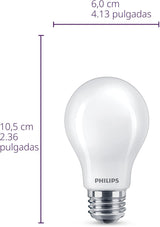 PHILIPS Ampolletas LED de 60 W A19 Pack 4