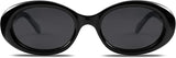 Gafas de sol polarizadas ovaladas pequeñas estilo retro SOJOS para hombre y mujer