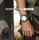 Relojes tácticos deportivos North Edge Apache para hombres
