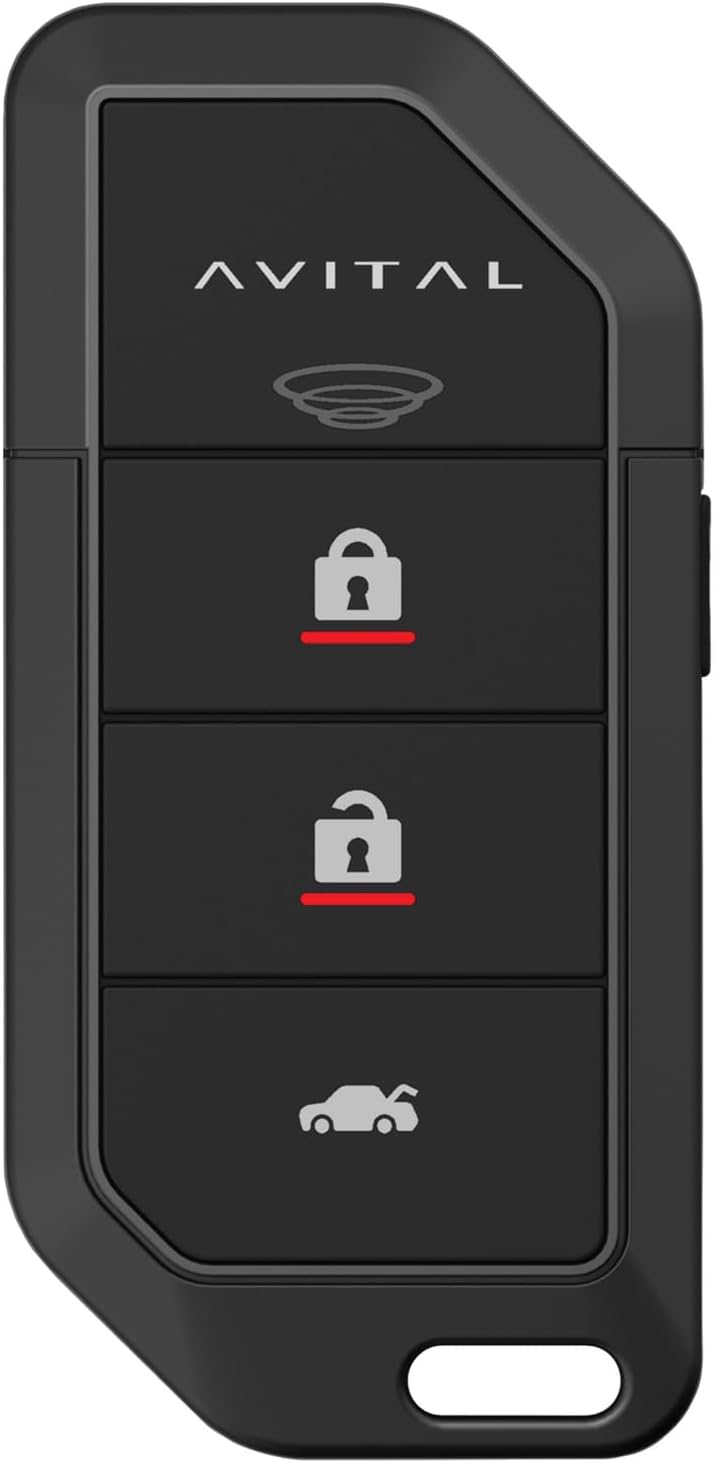 Sistema de Seguridad y Arranque Remoto Avital 5308L | Alarma Automotriz Bidireccional con 2 Controles Remotos