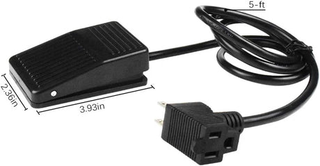 briidea Interruptor de Pedal Foot Switch Deadman para Herramientas Eléctricas – 16 A