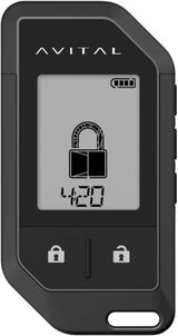 Sistema de Seguridad y Arranque Remoto Avital 5308L | Alarma Automotriz Bidireccional con 2 Controles Remotos