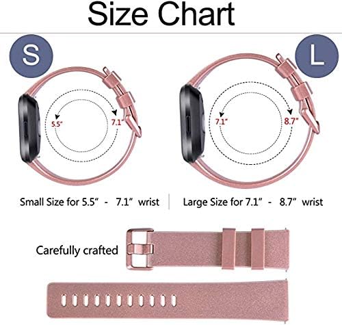 Pack de 3 correas de silicona suave compatibles para Fitbit Versa 2/Fitbit Versa/Fitbit Versa Lite