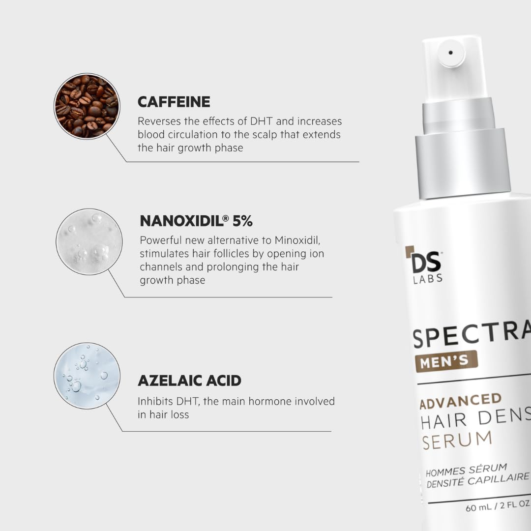 DS Labs Spectral - Suero de densidad de cabello para hombre