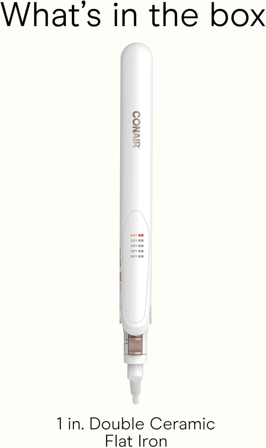 Conair - Plancha de cerámica doble alisador de pelo con pinza 110v