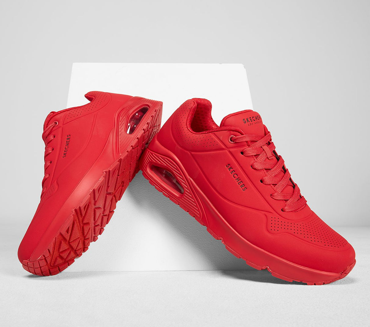 Zapatillas Skechers Uno - Stand On Air Hombre Rojo