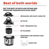 Instant Pot Duo Crisp 11 en 1 con Freidora de Aire y Olla a Presión Eléctrica 6 Litros | 120V