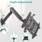 WALI GSWM001LP – Brazo de Pared para Laptop y Monitor 10–17" / 17–32"
