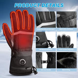 Guantes Térmicos Hfshimlux 5V con Baterías Recargables de 5000 mAh | Impermeables |