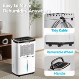 Deshumidificador PatioSunny 30 Pintas DOE para 3000 ft² 120V