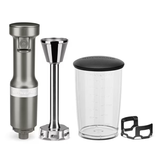 KitchenAid KHBV53 Batidora de Mano de Velocidad Variable 120V 180W Plateada