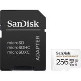 Tarjeta microSDXC SanDisk High Endurance Video de 256 GB con adaptador