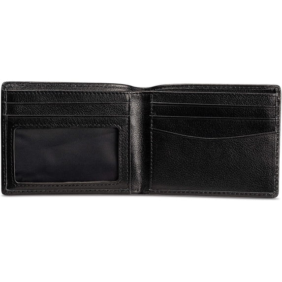 Claasico Billetera Bifold RFID de Cuero Genuino – Slim para Hombre con Caja de Regalo
