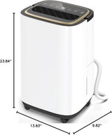 Huashong DML-C10A130P Deshumidificador 23,7 Litros, 215 W, 115 V – Open Box