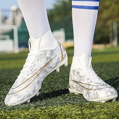 Zapatos de fútbol para hombre blanco