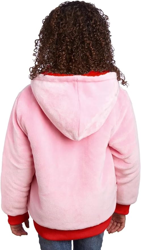 Disney Poleron hoodie con capucha de forro polar para niñas