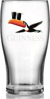 Set de Vasos Guinness Tulip Pint 20 oz | Flying Toucan & Tortoise | Pack de 2 | Merchandise Oficial | Nuevo