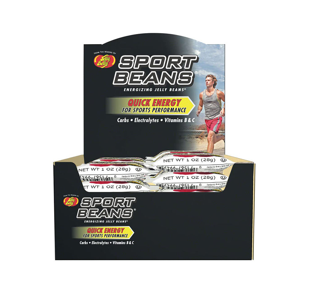 Jelly Belly Extreme Sport Beans, caramelos con cafeína, sabores surtidos, paquete de 24, 28 g cada uno