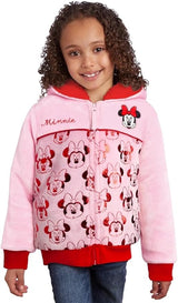 Disney Poleron hoodie con capucha de forro polar para niñas