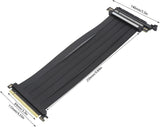 Cable Riser PCIe 4.0 x16 GOWENIC 25 cm 180° para Tarjeta Gráfica