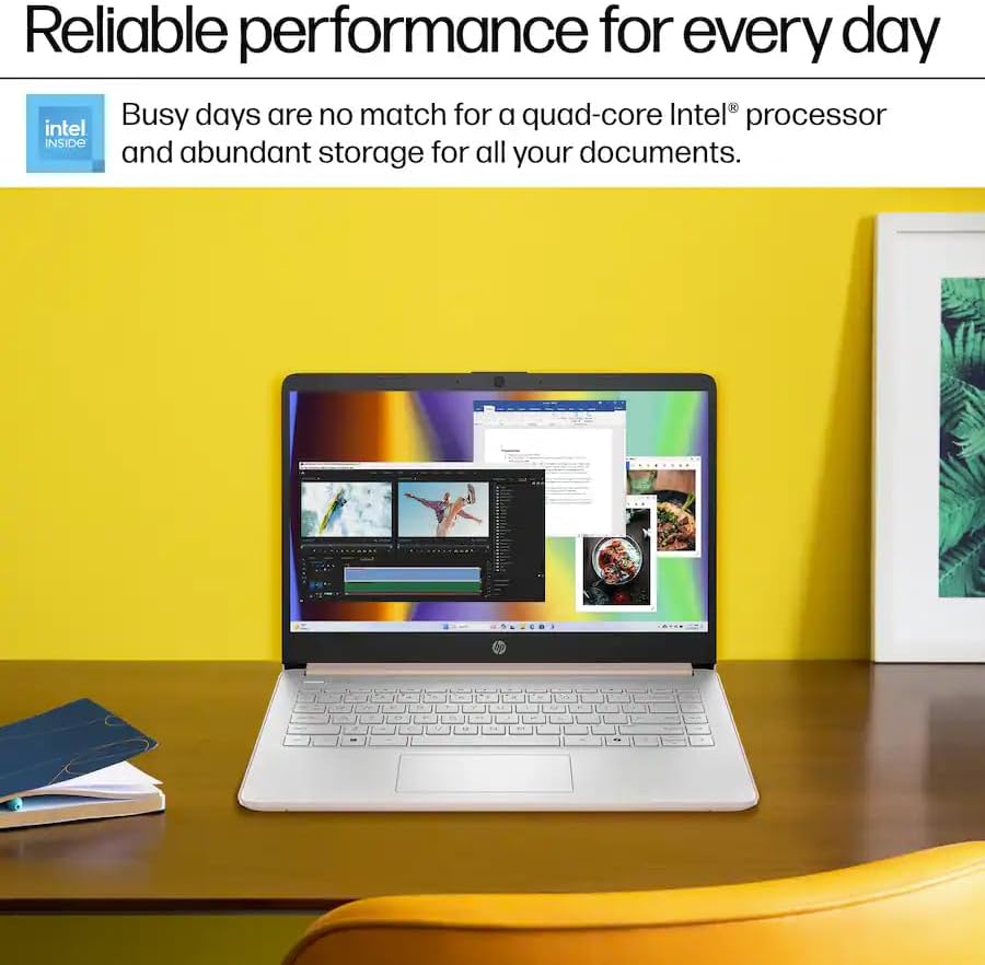 Notebook HP 14-dq6015dx 14” Intel N150 4GB RAM 128GB – Reacondicionado
