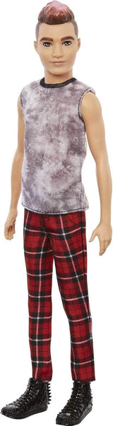 Barbie Fashionistas Muñeca de Moda MBarbie Ken Fashionistas #176 GVY29 Muñeco con Pantalón a Cuadros y Botas Negrasattel – Muñeca Fashionista