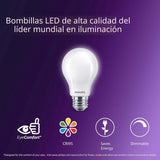 PHILIPS Ampolletas LED de 60 W A19 Pack 4