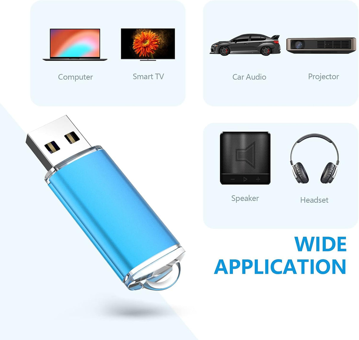 KOOTION Unidad flash de 32 GB, paquete de 10 unidades USB 2.0