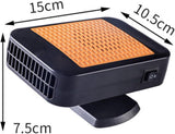 Calefactor Portátil para Automóvil 12V | Desempañador y Descongelador de Parabrisas