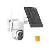 Cámaras de seguridad celulares 4G LTE versión global para exteriores alimentada por energía solar