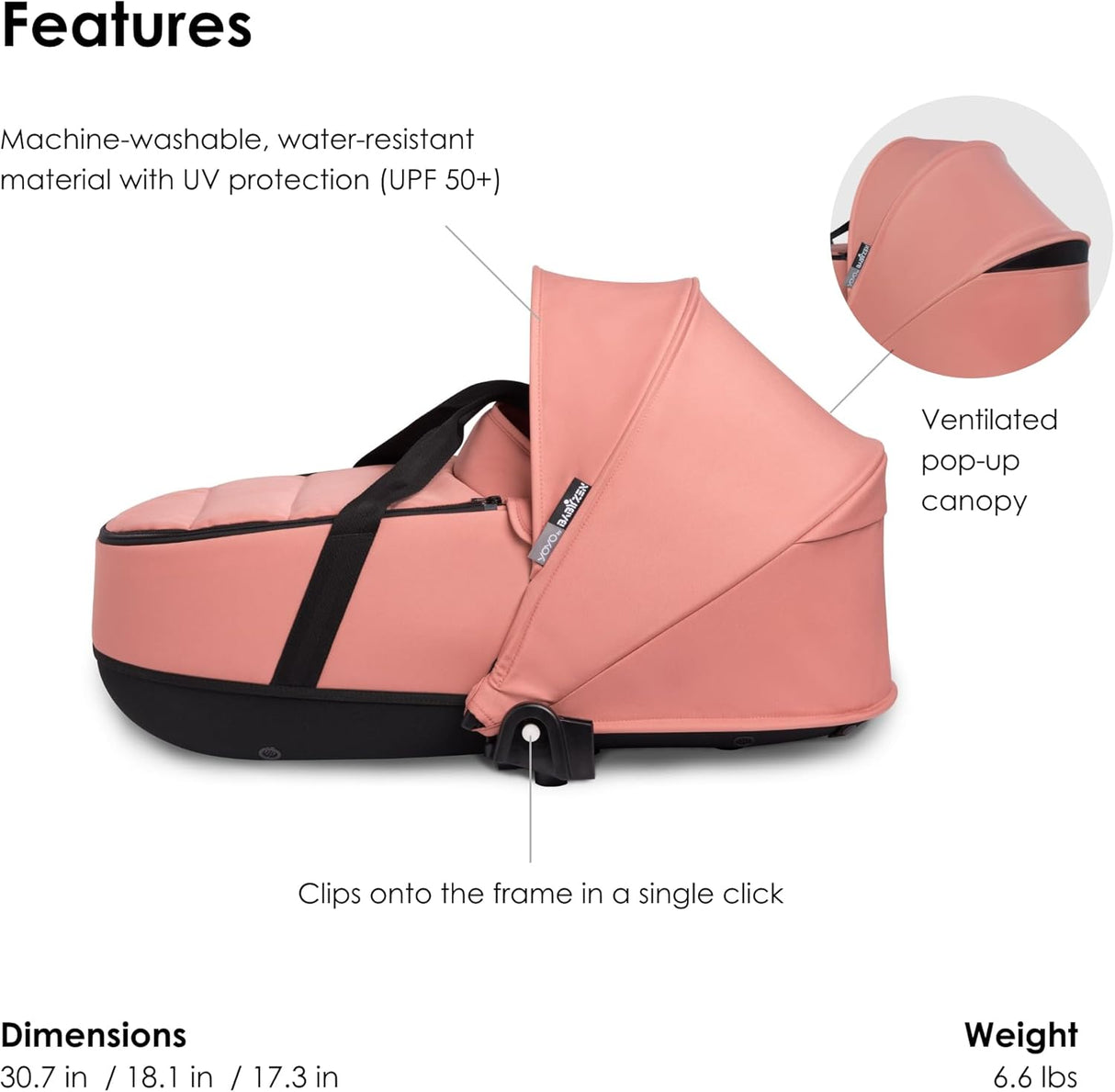 Accesorio Coche Babyzen YOYO 0+ Moisés