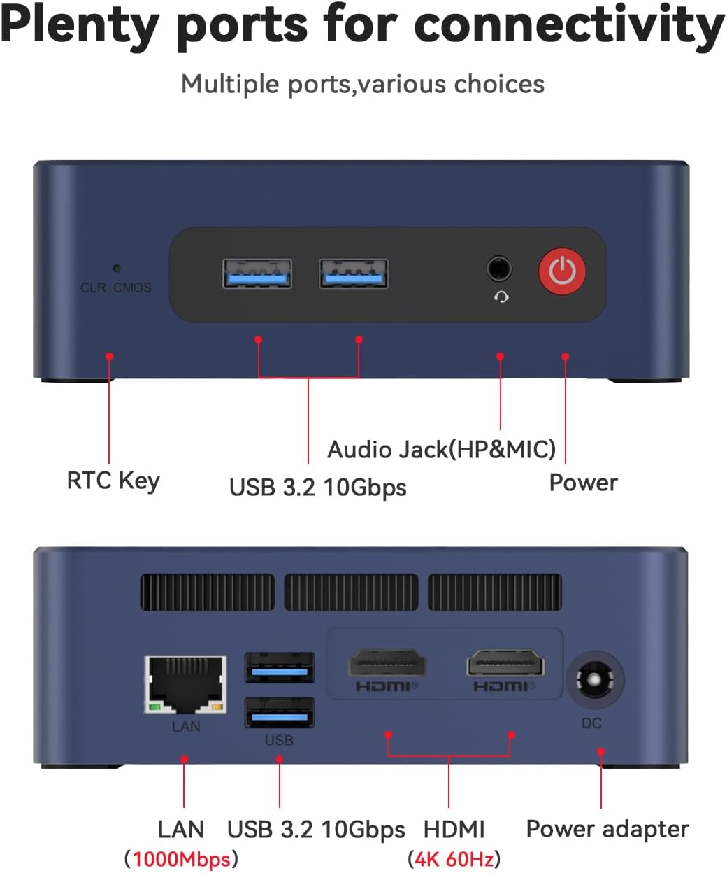 Mini PC Beelink SER3 AMD Ryzen 3 3200U – 16GB RAM 500GB SSD