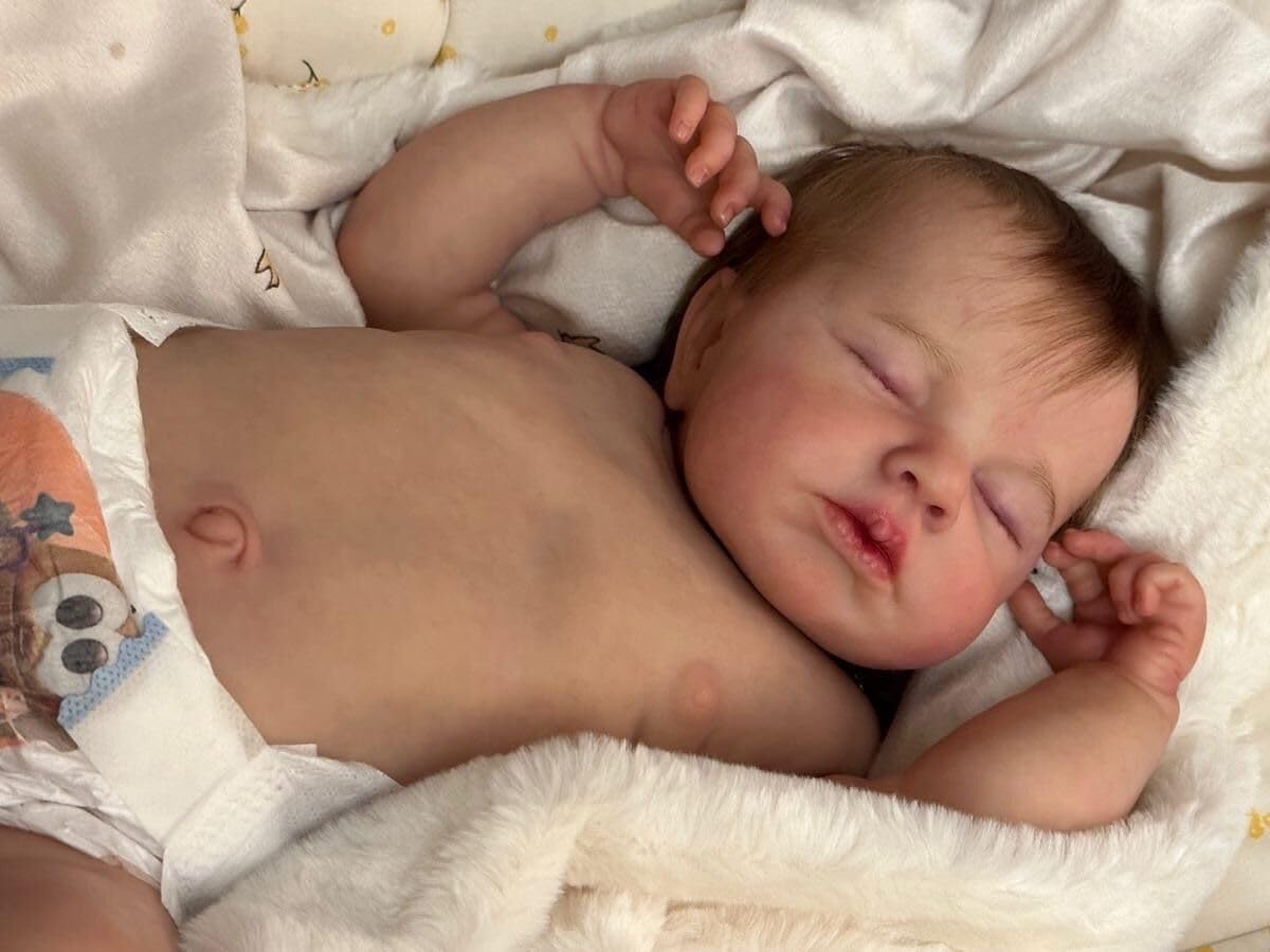 Zero Pam Muñeca Bebé Reborn de Silicona 20 Pulgadas – Bebé Realista con Accesorios
