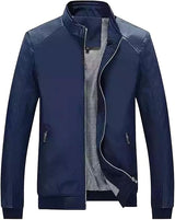 Chaqueta Hombre Drill Eco Cuero Forrada Casual Ropa