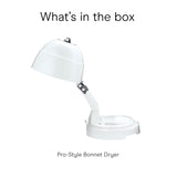 Secador de pelo Conair Pro Styler de casco, de color blanco 120V