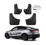 Guardabarros SIGLIN para Tesla Model Y Juniper 2025-2026 – Set 4 Piezas
