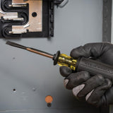 Klein Tools 85153K Set de Destornilladores Planos con Sujeción de Tornillos – 2 Piezas