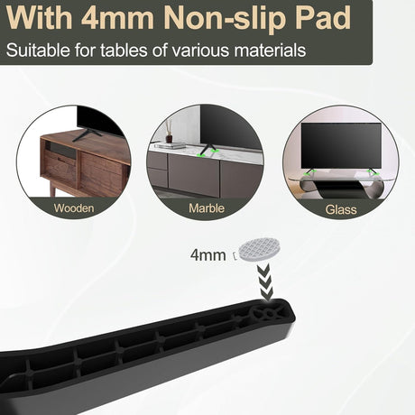 Maozhren Patas de Reemplazo para TV LG 49", 50" y 55" – Compatible con Series LJ, UJ, UK, UM y UN