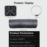 Creality Fan Extraction Kit para Ender Plus – Extractor de Humo y Ventilación