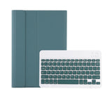 Funda Con Teclado Bluetooth Para Samsung Tab A8 2021 Verde Oscuro